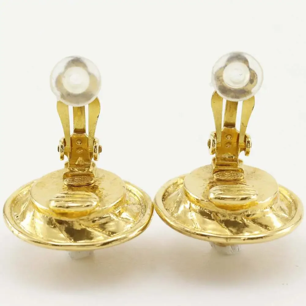 Chanel Cc Logo Clip-On Earrings Metal #261337C53B